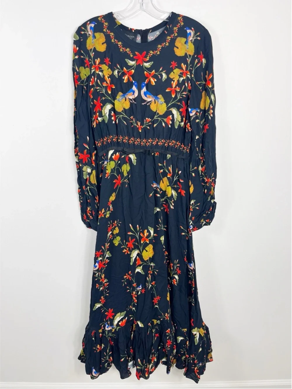 Giambattista Valli Floral Print Midi Dress Size Medium NWT Multicolor - Picture 2 of 9